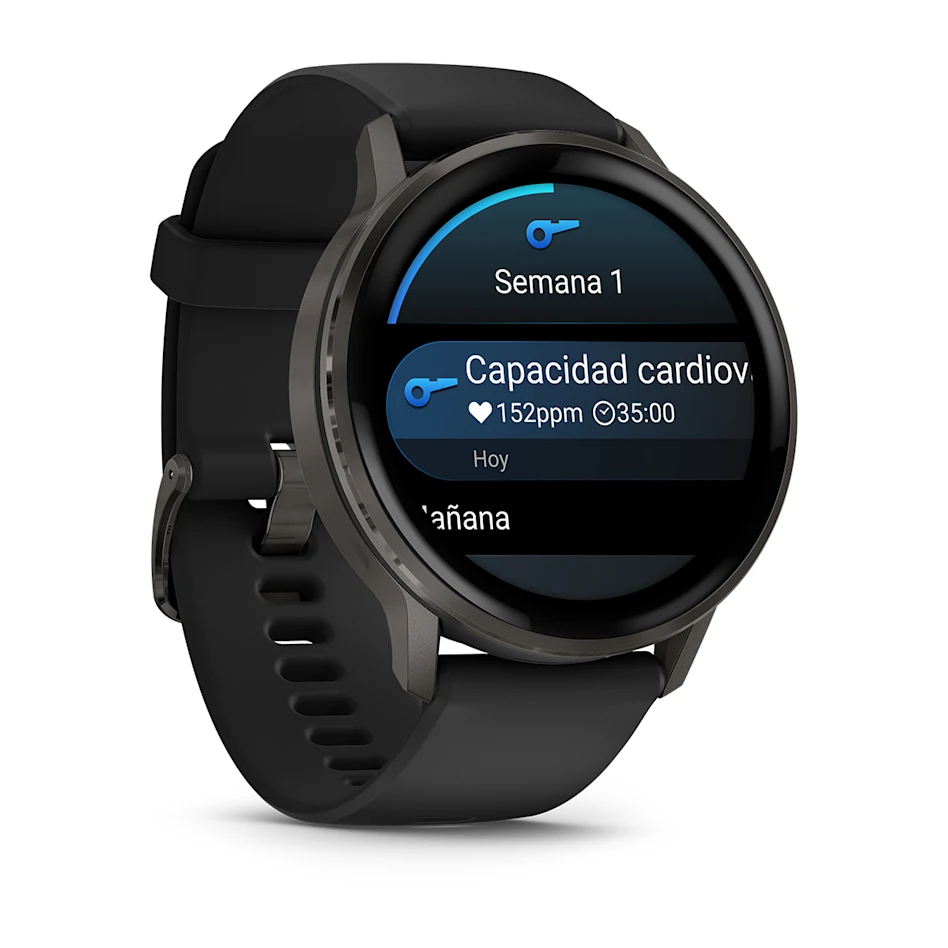 Pantalla AMOLED y monitoreo de salud del Venu® 4 – 45 mm