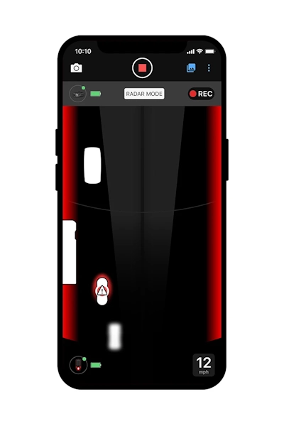 Dispositivo de seguridad vial Varia™ RearVue 820 instalado en bicicleta
