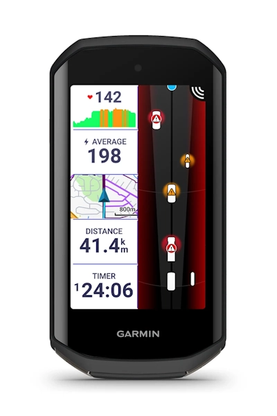Dispositivo de seguridad vial Varia™ RearVue 820 instalado en bicicleta