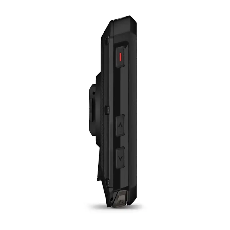 Pantalla de navegación y mapas del Edge® 850 en manillar de bicicleta