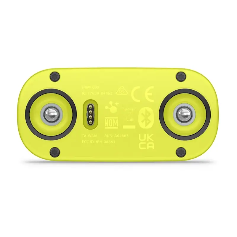 Banda de frecuencia cardíaca premium HRM 600 con transmisión dual