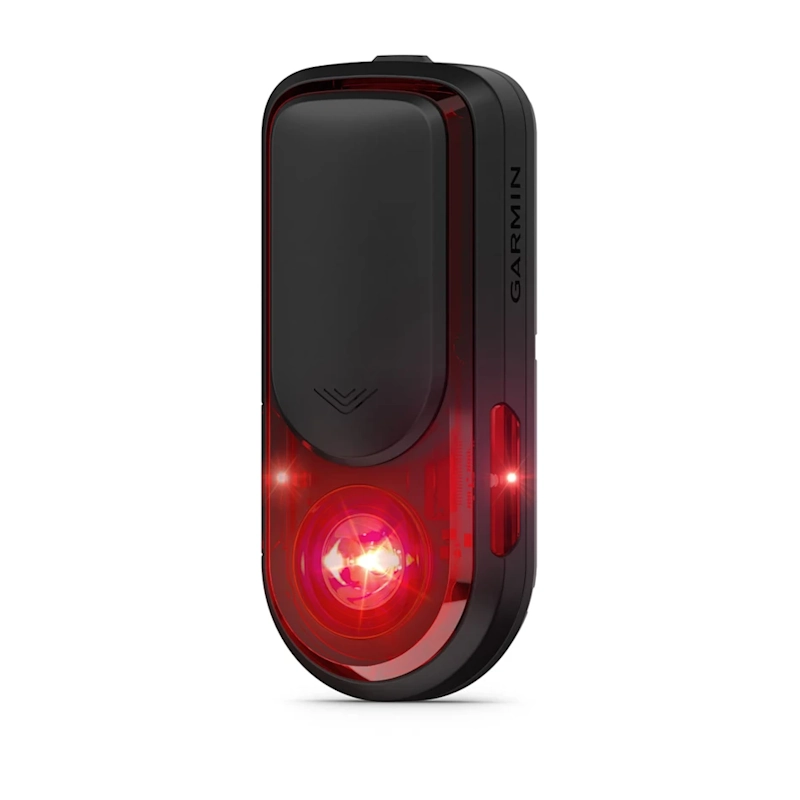 Dispositivo de seguridad vial Varia™ RearVue 820 instalado en bicicleta